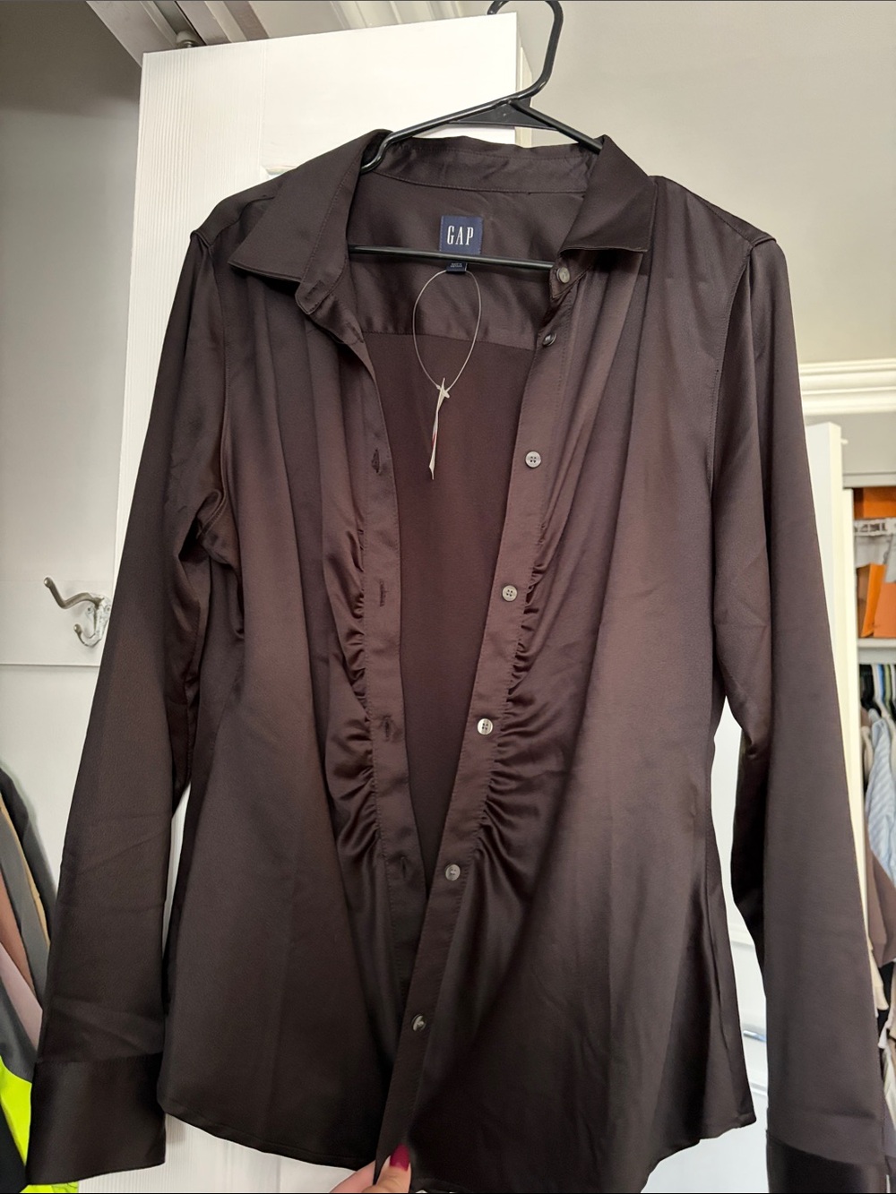 Long-Sleeve Button-Up Shirt